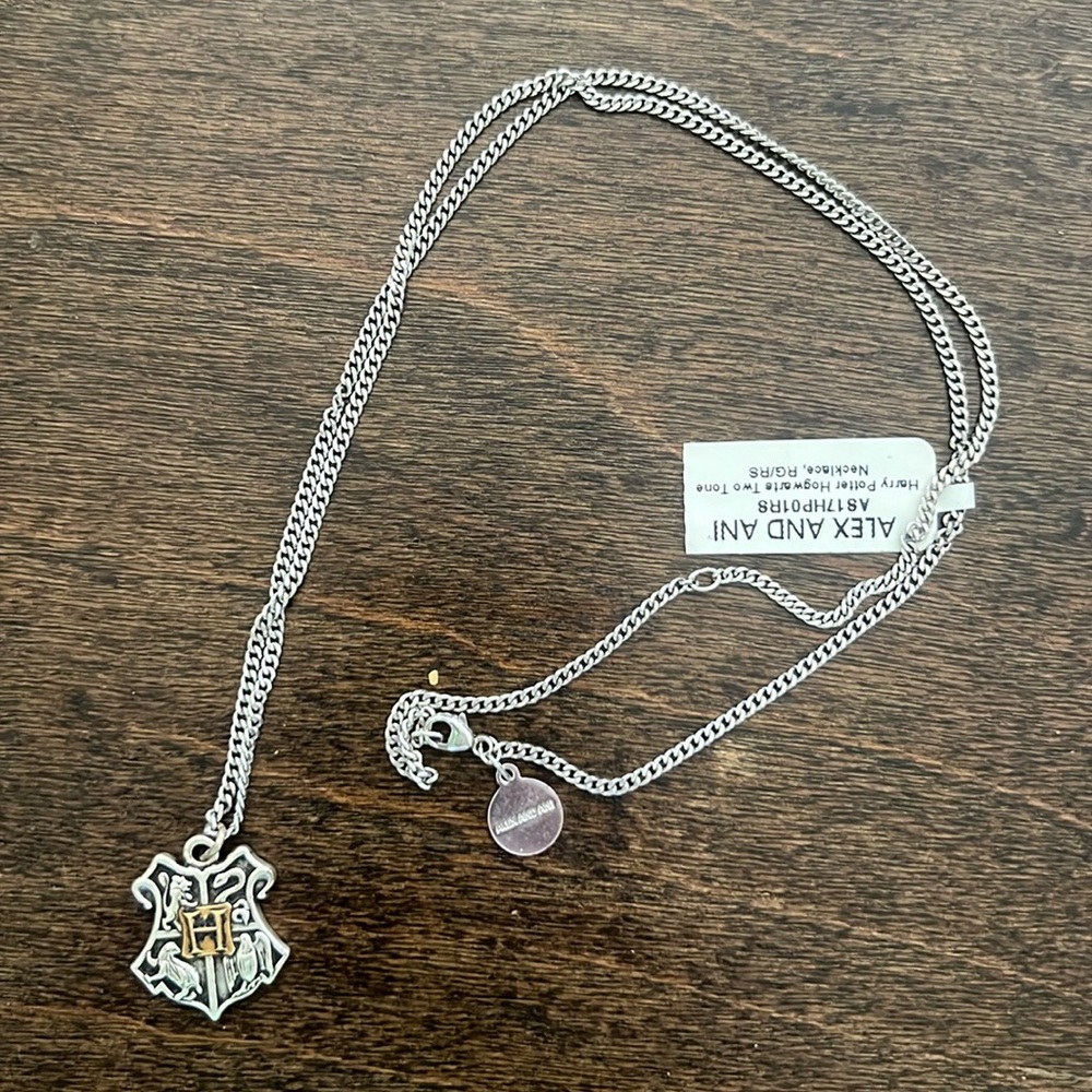 NWT: Two Toned Alex and Ani Harry Potter Necklace